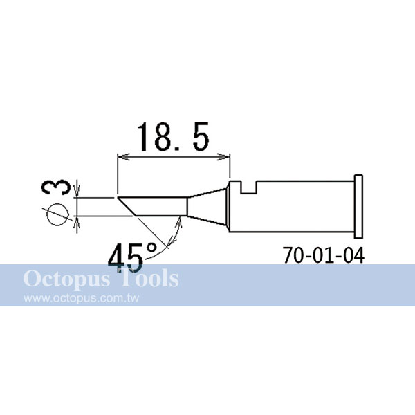 烙鐵頭 (斜型) 70-01-04 KOTELYZER