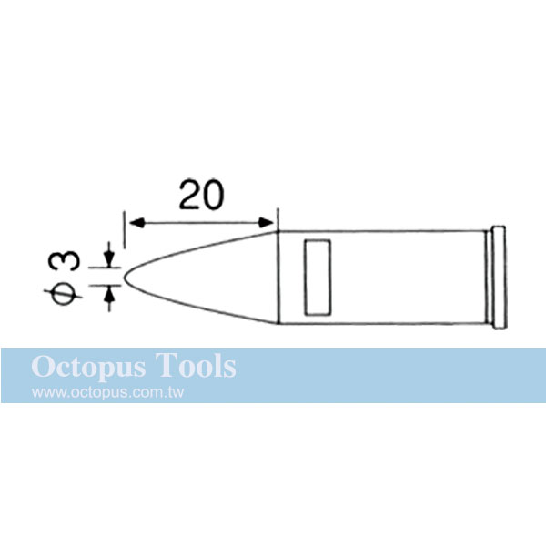 烙鐵頭 尖 3mm 72-01-01 KOTELYZER
