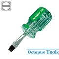起子104 一字 6.0x38mm 膠柄彩條 Octopus